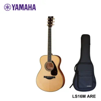 Yamaha LS16M ARE Concert Size Professional Acoustic Electric Guitar with Gig Bag
