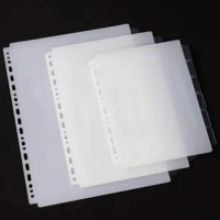 6Pcs/Set A4/B5/A5 PP Binder Index Separator Divider Pages for Loose-Leaf Notebook Scrapbook Tabs Planner Index Page Bookmark