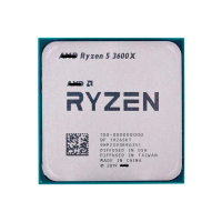 Ryzen 5 3600X R5 3600X ความเร็ว 3.8 GHz 6 คอร์ 12 เธรด โปรเซสเซอร์ซีพียู กำลังไฟ 95W สล็อต LGA AM4