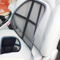 Car Seat Office Chair Massage Back Lumbar Support Mesh Ventilate Cushion Pad Back Lumbar Cushion for Car Driver