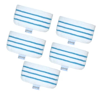 5 Pack Mop Pads Replacement for Black + Decker Steam Mop FSM1610/ FSM1630 Washable Mopping Pad Accessories