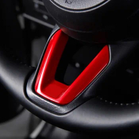 Car steering wheel decal for For Mazda 2 Demio 3 6 CX-3 CX-5 CX5 CX 5 CX8 CX-9 Axela ATENZA 2017 2018 2019 Accessories