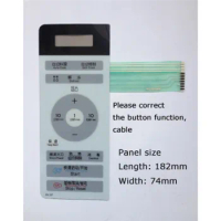 Microwave Oven Part Control Touch Button Microwave Panel Repair Parts Membrane Switch for LG MG-5018MW MG-5018MV