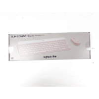 Logitech - MK470 Slim 無線鍵盤和鼠標套裝 英文版 - 平行進口貨 粉紅色