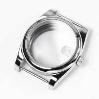 36mm 39mm Oyster Design Rounded Edge Sapphire Crystal 316l Steel Waterproof Watch Case For Nh35a Nh36 Movement Seiko Skx007 MODs