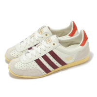 【adidas 愛迪達】休閒鞋 Japan W 女鞋 米 紅 復古 金標 愛迪達(JI2662)