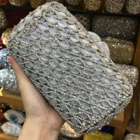 Women Evening Bags Gold Ladies Party Wedding Clutches Bag silver Luxury Crystal Party Diamonds Purses for female Christmas gift