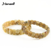 【Hanami】財富滿滿天然鈦晶板珠手鍊