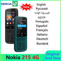 New Original Nokia 215 4G Multilingual 2.4 inch Dual SIM Cards Bluetooth FM Radio 1150mAh Feature Mobile Phone