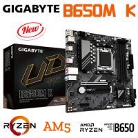 GIGABYTE B650 Motherboard Support AMD RYZEN 7000 Series Processors B650M K Socket AM5 DDR5 2.5GbE LAN Micro ATX Mainboard
