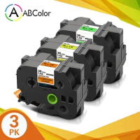 3PK Tape Compatible for B61 C61 D61 Fluorescent Laminated Tape 36mm Printer Ribbon for Label Maker