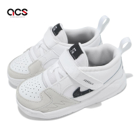 Nike 休閒鞋 Jordan Stadium 90 TD 小童 白 黑 小朋友 麂皮 魔鬼氈 學步鞋 DX4396-112