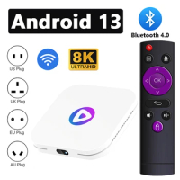 H96Max M1 Bluetooth 4.0 Set Top Box Android 13 Smart TV Box RAM 2GB/4GB Support 8K TVBOX Media Player Google Play Apkpure