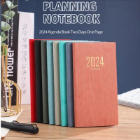 Agenda 2024 English A6/A7 콜렉트북 Weekly Plan Notebook Diary To Do List Pocket Stationery Notebook Office Papelaria Notepad