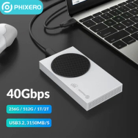 PHIXERO Portable SSD External Hard Drive Disk 1TB 512GB 256GB USB 3.2 Type C Solid State HardDisk 1 TB for Xbox Laptop Notebook