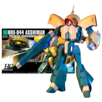Bandai Genuine Gundam Model Kit Anime Figure HG 1/144 NRX-044 Asshimar Collection Gunpla Anime Action Figure Toys for Children