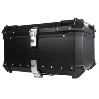 Solid Durable 25L 36L 45L 55L 65L 80L 100L Alloy Motorcycle Aluminium Top Box Tail Case Delivery Food Rear Trunk Boxes