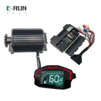 1000W 72V QS90 55KPH 3500RPM Mid Drive Motor Kits and ND72260 48V-72V 80A 1KW-2KW BLDC with DKD LCD Speedometer