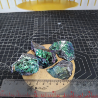 Stone Terahertz Rainbow Rough / Raw Top High Quality Grade / HQ (5) Batu Buatan
