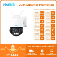 Reolink 5MP WiFi Security Camera Pan &amp; Tilt 5X Zoom Smart Detection Wireless IP Camera Auto Tracking Outdoor Cameras RLC-523WA