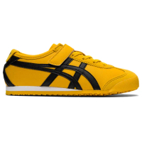 【Onitsuka Tiger】鬼塚虎 官方旗艦店 黃底黑虎爪紋 MEXICO 66 PS 大童鞋(1184A049-752)