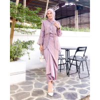 CLARISSA ONE SET by Yesaya Dress OUTER 2 IN 1 Gamis Ikat Velvet Brukat Cornelli PREMIUM GAMIS BRIDES