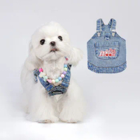 Pet dog clothes spring and summer Bichon Bear dog Teddy Fadou small dog cat clothes summer