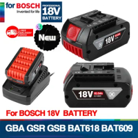 Upgrade your tools with Powerful Rechargeable Rechargeable Batteries for BOSCH GSR BAT618 BAT618G BAT609 GSR18V GBA18V BAT610