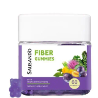 Natural Grape Gummy Bears (Pack of 60) | Real Grape Juice Flavor | Chewy Texture with Bursting Juice
