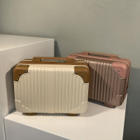 楓林宜居 手提行李箱支持批發代發禮品盒化妝箱女14寸迷你小型收納旅行箱包