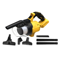 แปรงถ่าน เครื่องดูดฝุ่นแบบชาร์จไฟได้ สำหรับ Dewalt 18V และ 20V มอเตอร์ไร้แปรงถ่าน 9.4KPa 1302L/Min เ