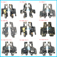 USB Charging Charger Port Dock Connector Flex Cable With Microphone Parts For Xiaomi Redmi 9 9A Note 9S 9 10 Pro 4G 5G
