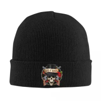 Guns N Roses Knitted Hat for Women Men Skullies Beanies Winter Hat Warm Caps