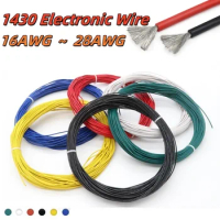 2-10M UL1430 Electronic Wire PVC Electrical Cable 28AWG~16AWG Tinned Copper Cable Stranded Electrica