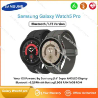 Refurbished Samsung Galaxy Watch 5 Pro 45mm Smartwatch Sapphire Glass Display Blood Pressure ECG Measure Fitness Watch
