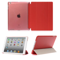 9.7''Ultra-thin Slim Tablet Case for iPad 2 iPad 3 iPad 4 Case Flip Magnetic Folding PVC A1430 A1459 Cover for iPad 4 Smart Case