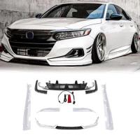 Yofer style Car front rear bumpers side skirts spoiler exterior parts bodykit for 10.5 generation Accord 2021