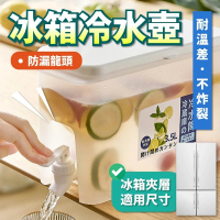 【尼老闆】冰箱冷水壺3.5Lx2(按壓冷水壺 大容量水壺 泡茶壺)