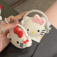 New Sanrio Hello Kitty Cute Airpods Case For Airpods 1 2 3 Generation Pro Pro2 Trendy Shell Wireless Blutooth Cover For Airpods