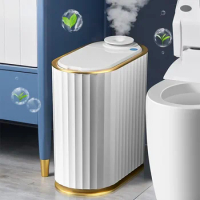 Mi Home Aromatherapy Smart Trash Can Bathroom Toilet Smart Sensor Garbage Bin with Aromatherapy Air Freshener Car Trash Can