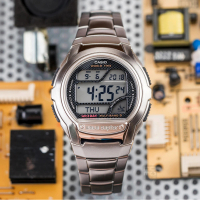 【CASIO 卡西歐】日本限定 未來時光數位電波腕錶(WV-58RD-1A)