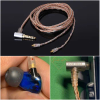 Hifi Occ Cable Audio Wire Line 2.5Mm 3.5Mm 4.4Mm Plugs Balanced For Pioneer Se-Ch5T Se-Ch5B Logitech Ue900 Ue900S Headphones