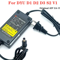 Original 42V 2A Lithium Battery Charger for DYU D1 D2 D3 S2 V1 36V Electric Bicycle Bike Charger Spare Parts