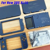 New Full Shell Housing Set Case For Nintendo 3DS XL /LL For 3DS LL Blue Color Case Protective Hard Shell With Buttons