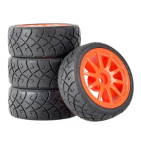 4pcs RC Car Rubber Tires &amp; Wheels Rims 12mm Hex Hub for WLtoys 144001 and 1/18 1/16 1/10 Car Tyre
