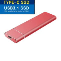 Type-C high-speed USB3.1 16TB 32TB 64TB 128TB SSD storage Portable laptop HD hard disk