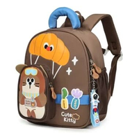 Tas Ransel Anak Sekolah Model Singa Gajah 3D Desain Kartun Boneka Hewan Singa Kelinci Pakai Kacamata