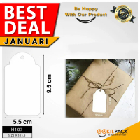 Hangtag Polos|Hangtag Murah|Aksesoris Packaging|Label|Tag Baju H107