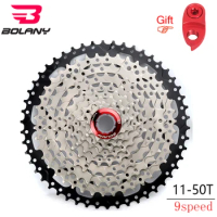 Bolany MTB Freewheel 11-50T Mountain Bikes Cassette 9 18 27 Speed Bicycle Sprockets Accessories
