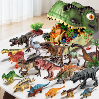 仿真恐龍模型玩具軟膠套裝侏羅紀霸王龍三角龍動物手辦男孩3-6歲8